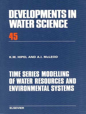 cover image of Time Series Modelling of Water Resources and Environmental Systems
